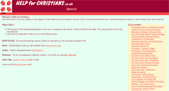 Desktop Screenshot of helpforchristians.co.uk