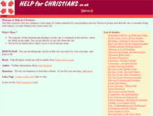 Tablet Screenshot of helpforchristians.co.uk